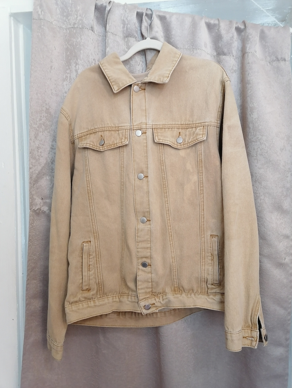 Tan Denim Canvas Button up  Jacket 2xl
